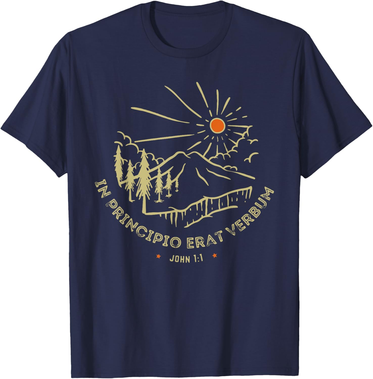 In Principio Erat Verbum, John 1:1, Classical Conversations T-Shirt - T-Shirt | Navy
