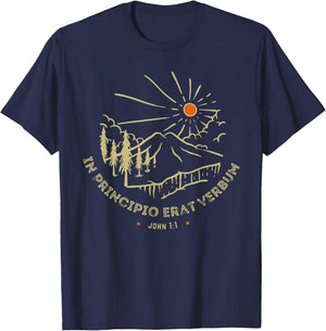 In Principio Erat Verbum, John 1:1, Classical Conversations T-Shirt - T-Shirt | Navy