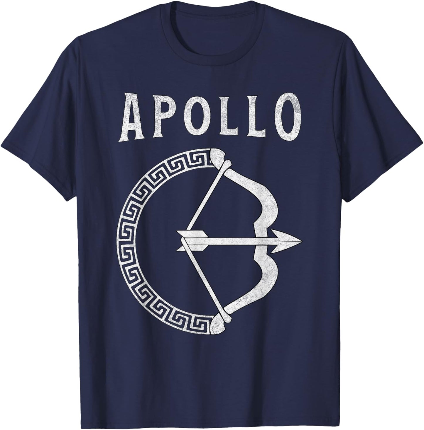 Apollo Ancient Greek God Bow of Apollo T-Shirt - T-Shirt | Navy
