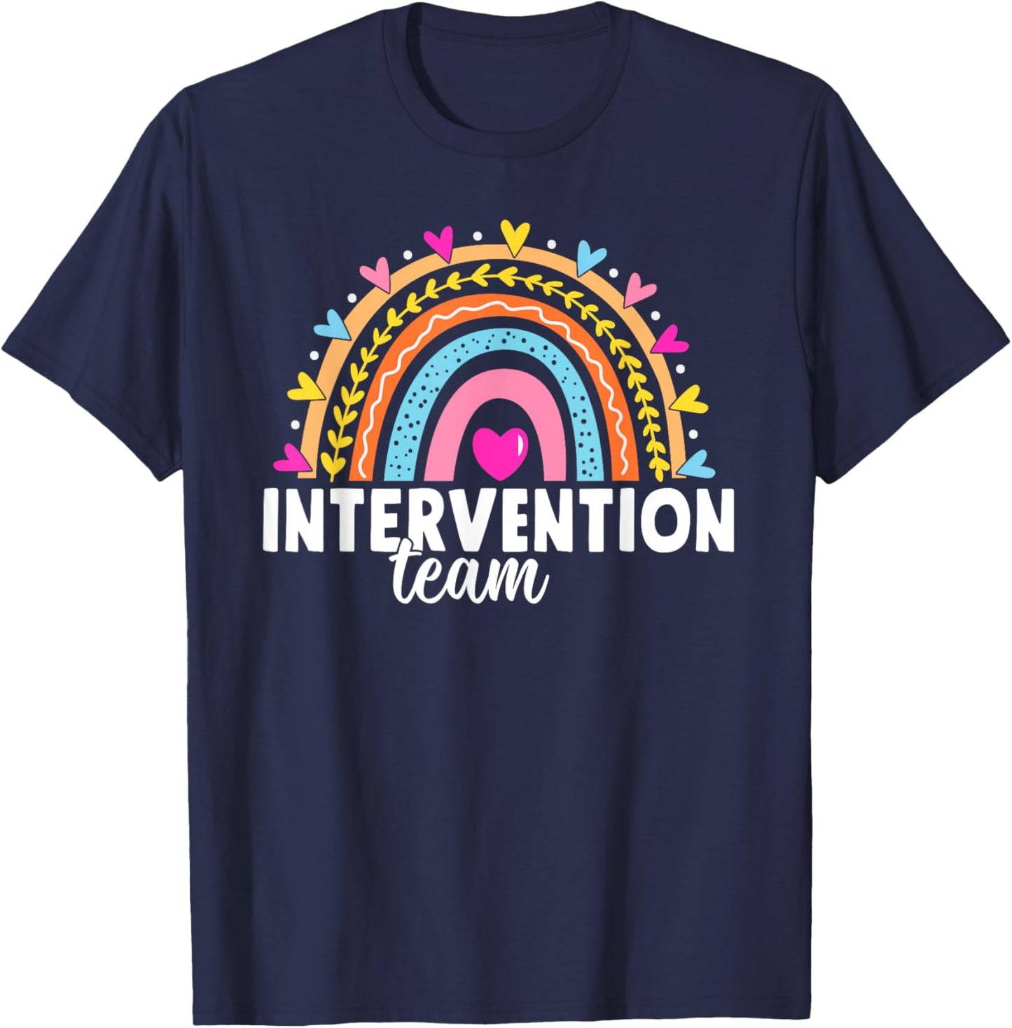 RTI Team Response Intervention Teacher School Squad T-Shirt - T-Shirt | Navy