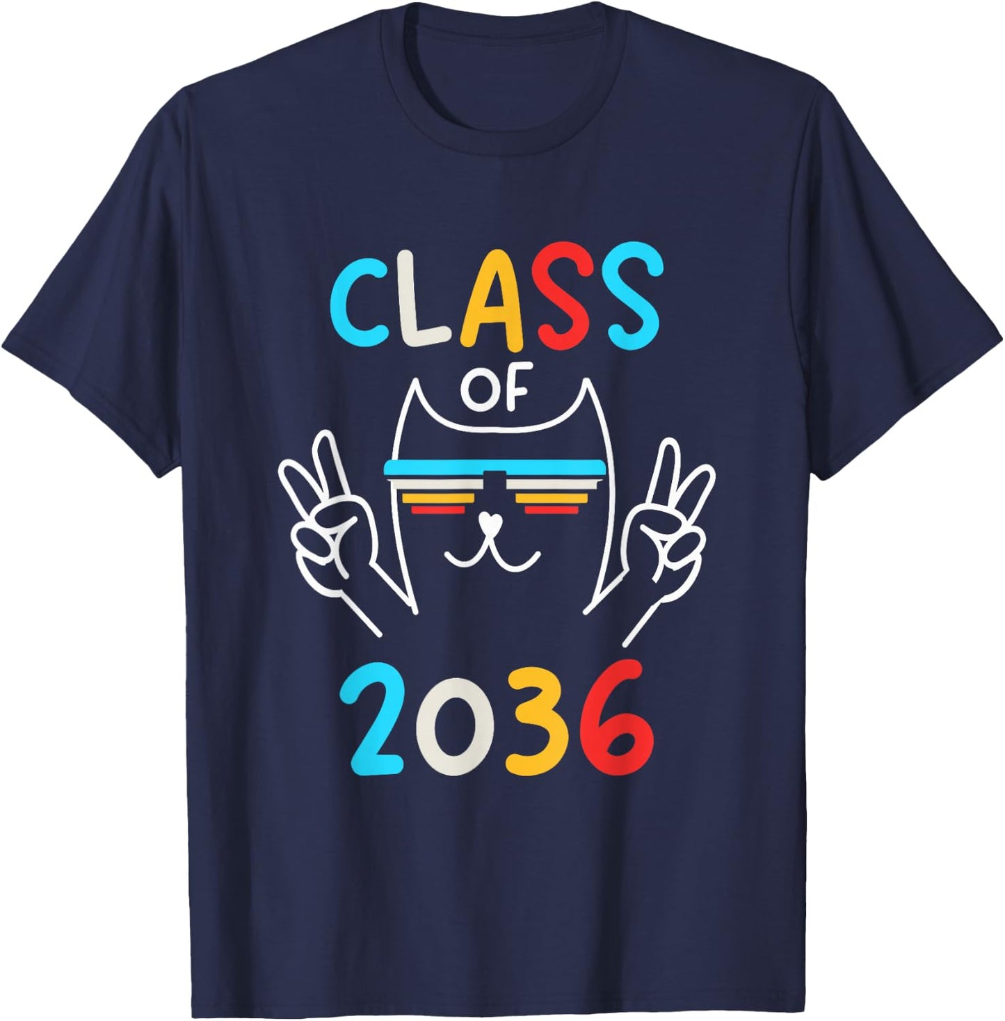 Class Of 2036 T-Shirt - T-Shirt | Navy