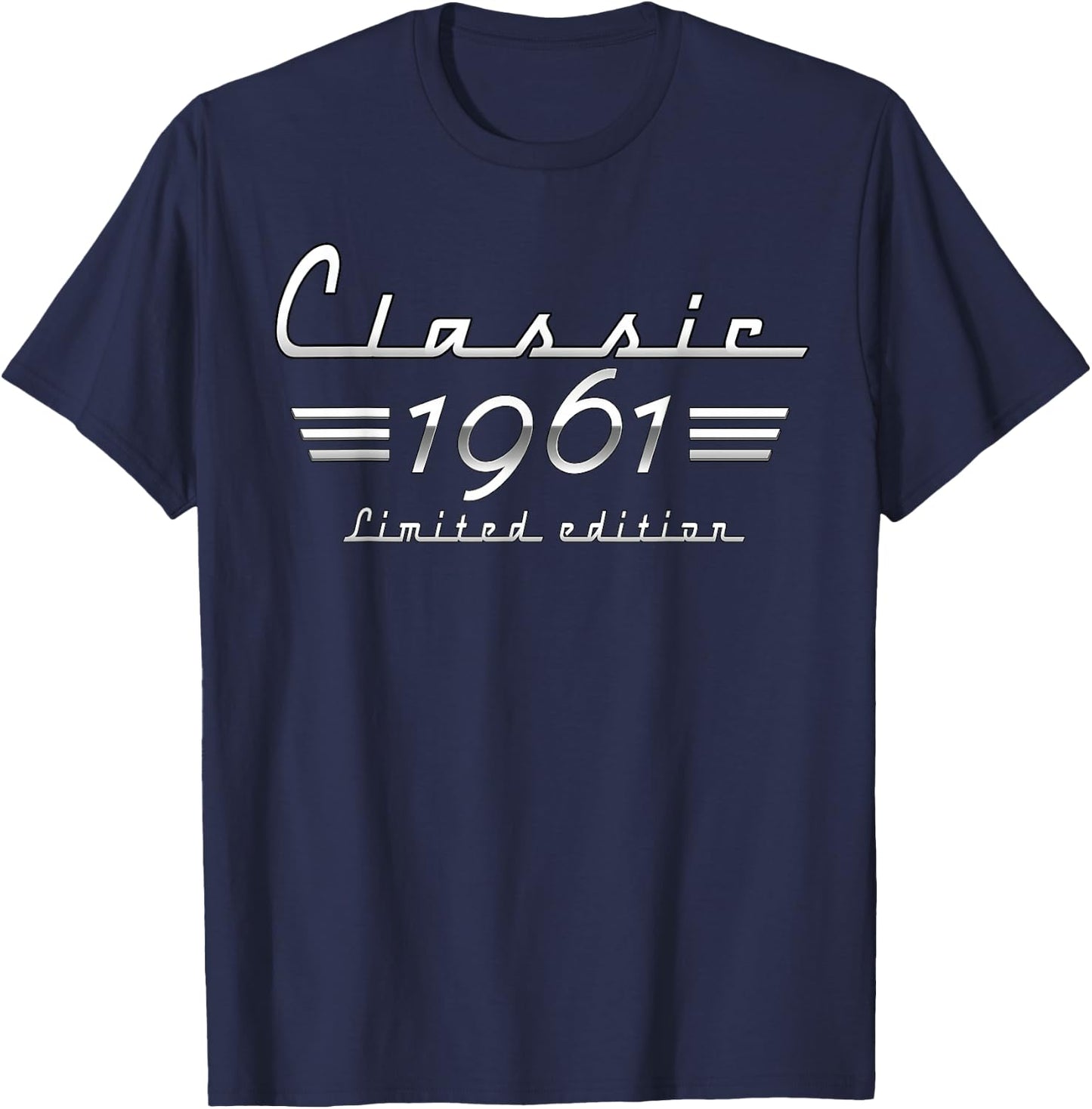 64 Year Old Gift Classic 1961 Limited Edition 64th Birthday T-Shirt - T-Shirt | Navy