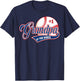 Grandpa Rookie of Year 1st Birthday Baseball Theme Matching T-Shirt - T-Shirt | Navy