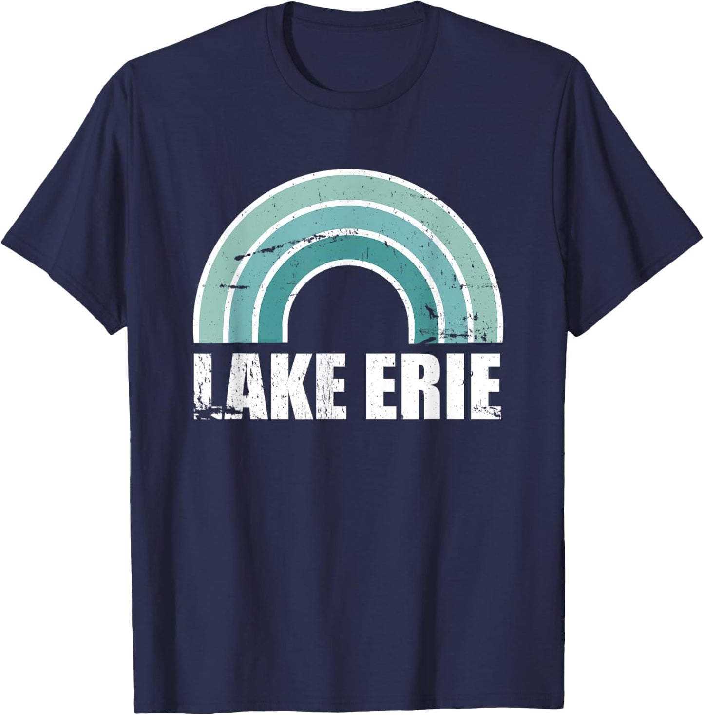 Lake Erie Michigan Family Vacation T-Shirt - T-Shirt | Navy