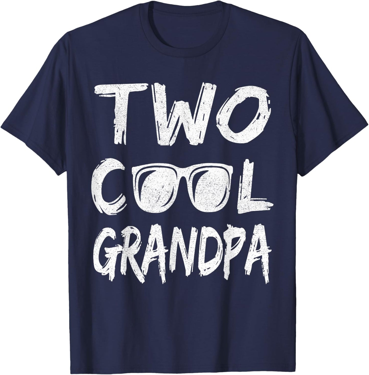 Grandpa Of The Birthday Boy Two Cool 2nd Bday Family T-Shirt - T-Shirt | Navy
