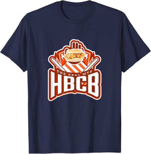 Honey Butter Chicken Biscuit HBCB The Real MVP T-Shirt - T-Shirt | Navy