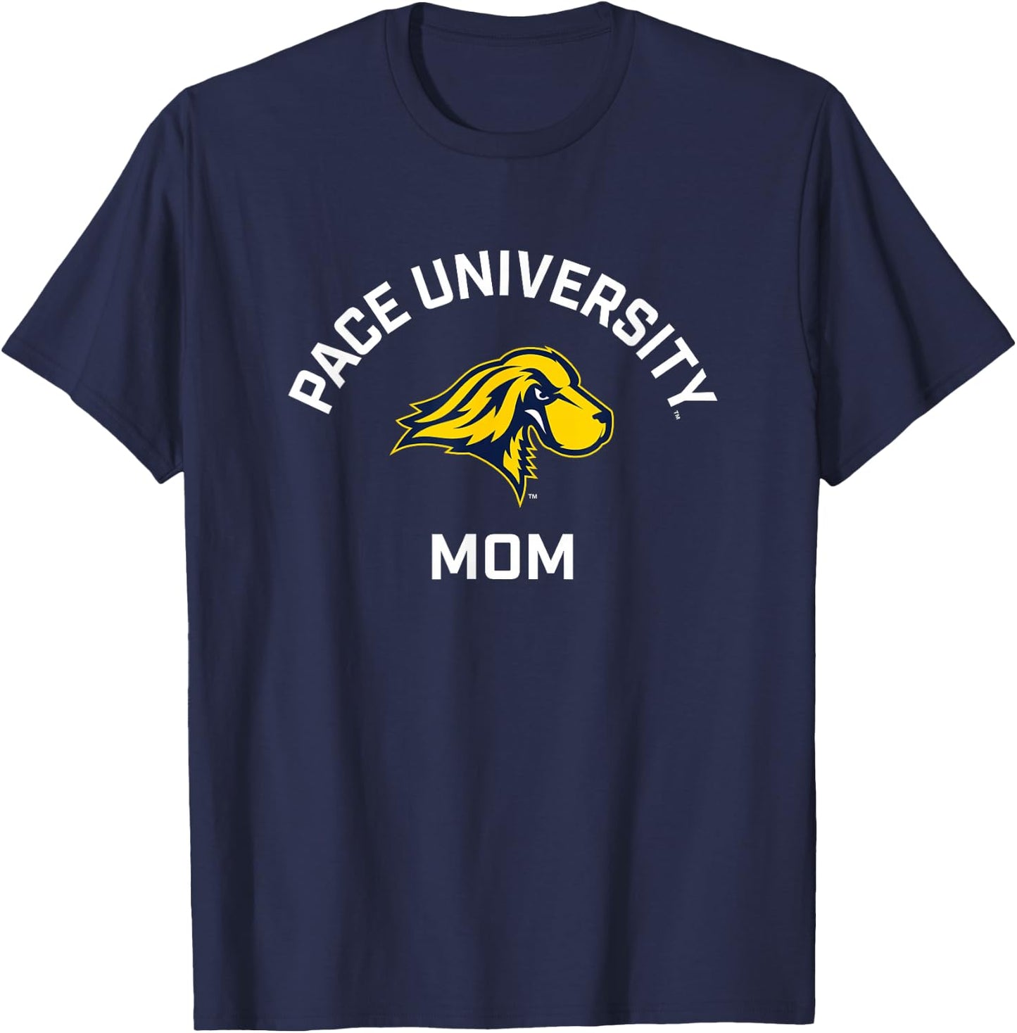 Pace University Setters Arched Mom T-Shirt - T-Shirt | Navy
