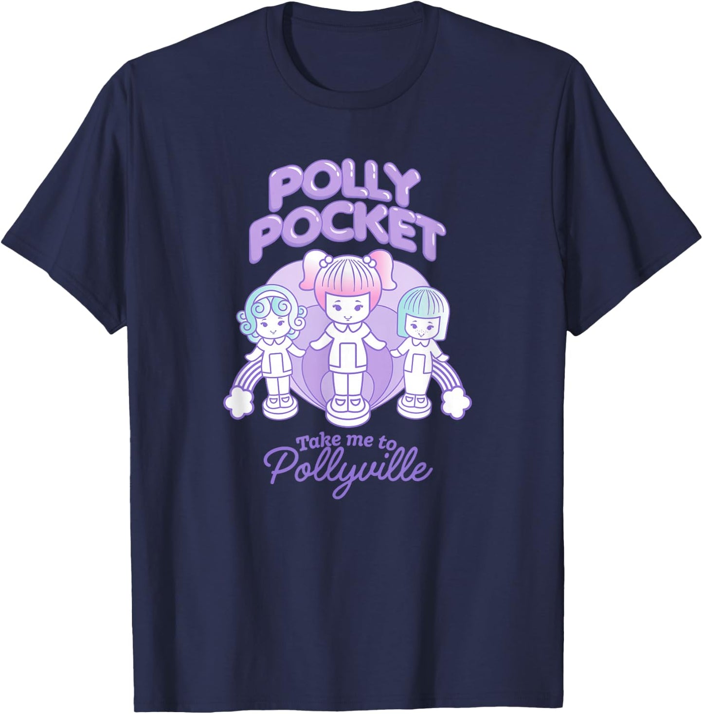 Polly Pocket - Take Me to Pollyville T-Shirt - T-Shirt | Navy