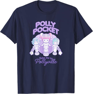 Polly Pocket - Take Me to Pollyville T-Shirt - T-Shirt | Navy