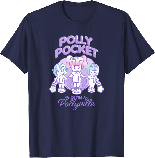 Polly Pocket - Take Me to Pollyville T-Shirt - T-Shirt | Navy