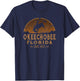 Okeechobee Florida FL Rodeo Cowboy T-Shirt - T-Shirt | Navy