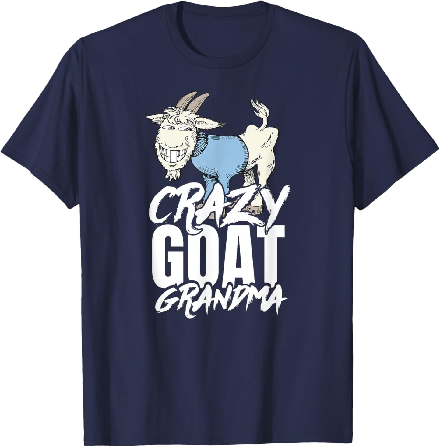Goat Grandma T Shirt funny Mom T-Shirt - T-Shirt | Navy