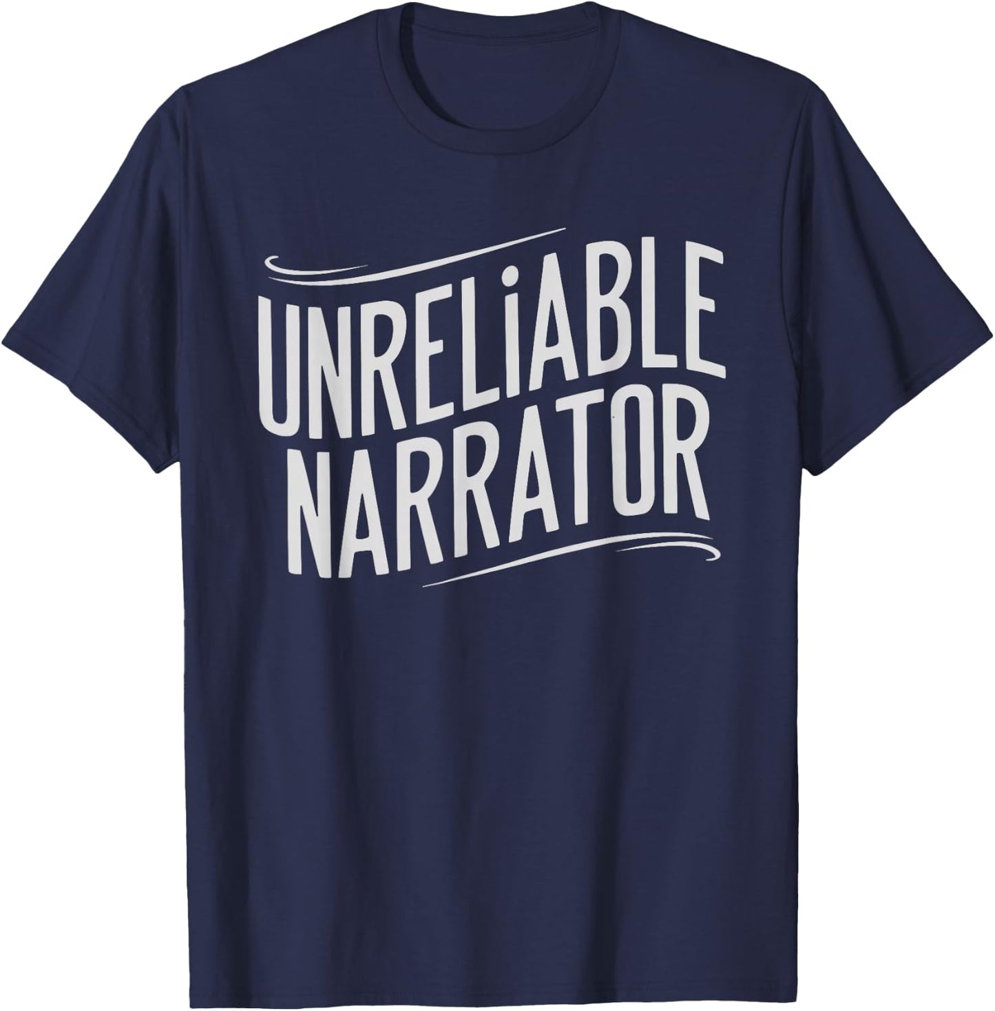 Unreliable Narrator T-Shirt - T-Shirt | Navy