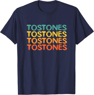 Tostones, word art design favorite Caribbean foods, Latin T-Shirt - T-Shirt | Navy