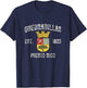 Quebradillas In Puerto Rico Est 1823, Quebradillas Armorial T-Shirt - T-Shirt | Navy