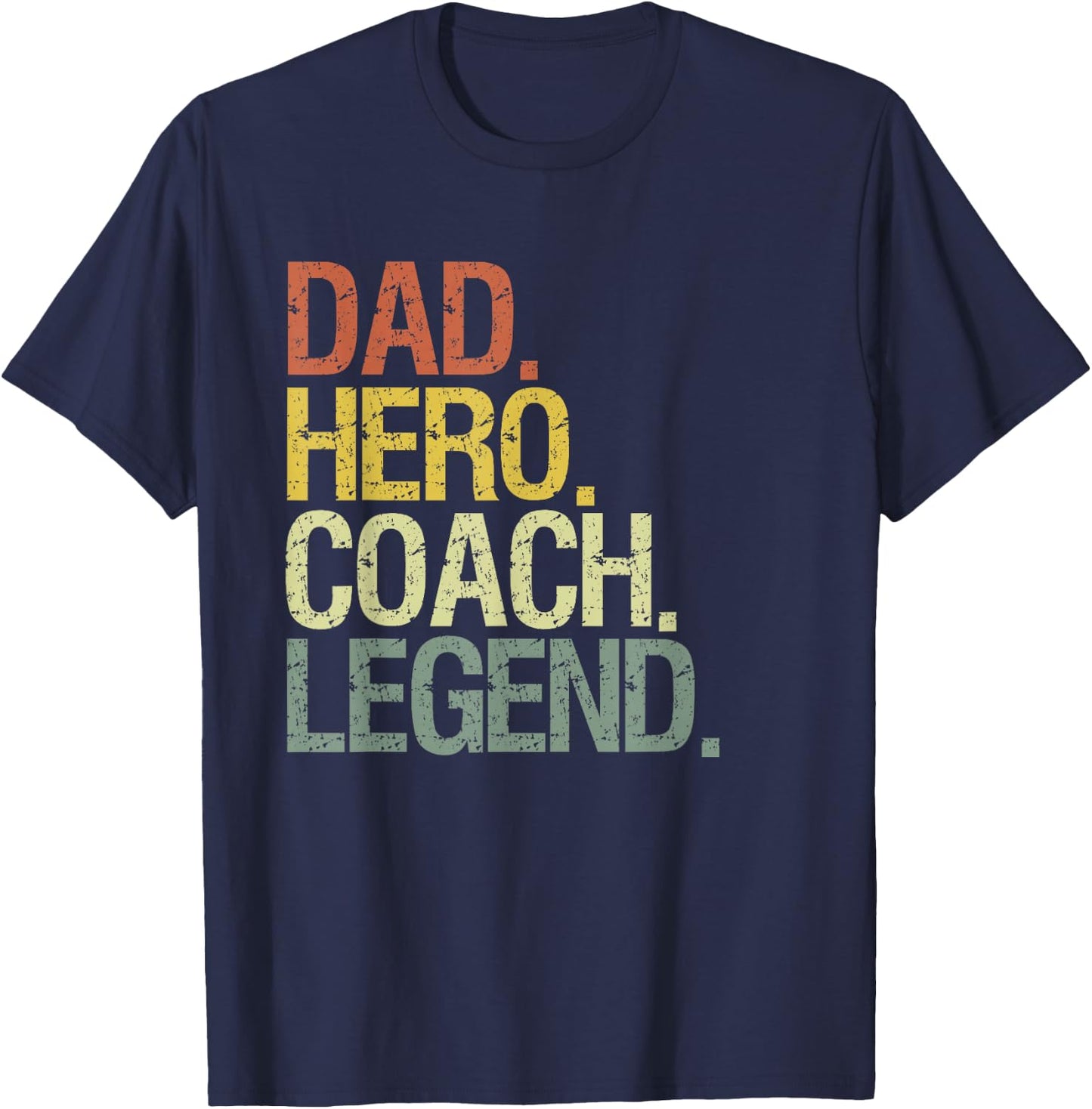 Dad Coach T-Shirt - T-Shirt | Navy