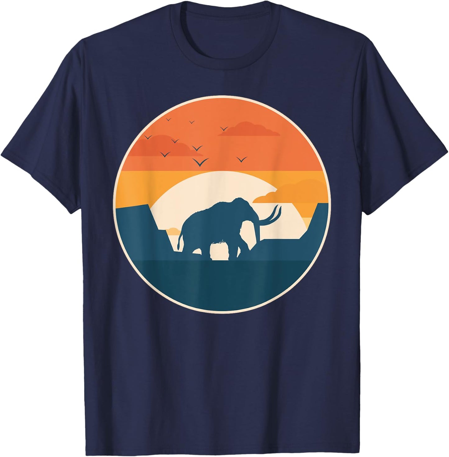 Mammut Prehistoric Elephant T-Shirt - T-Shirt | Navy