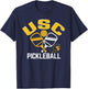 USC Trojans Pickleball Officially Licensed T-Shirt - T-Shirt | Navy