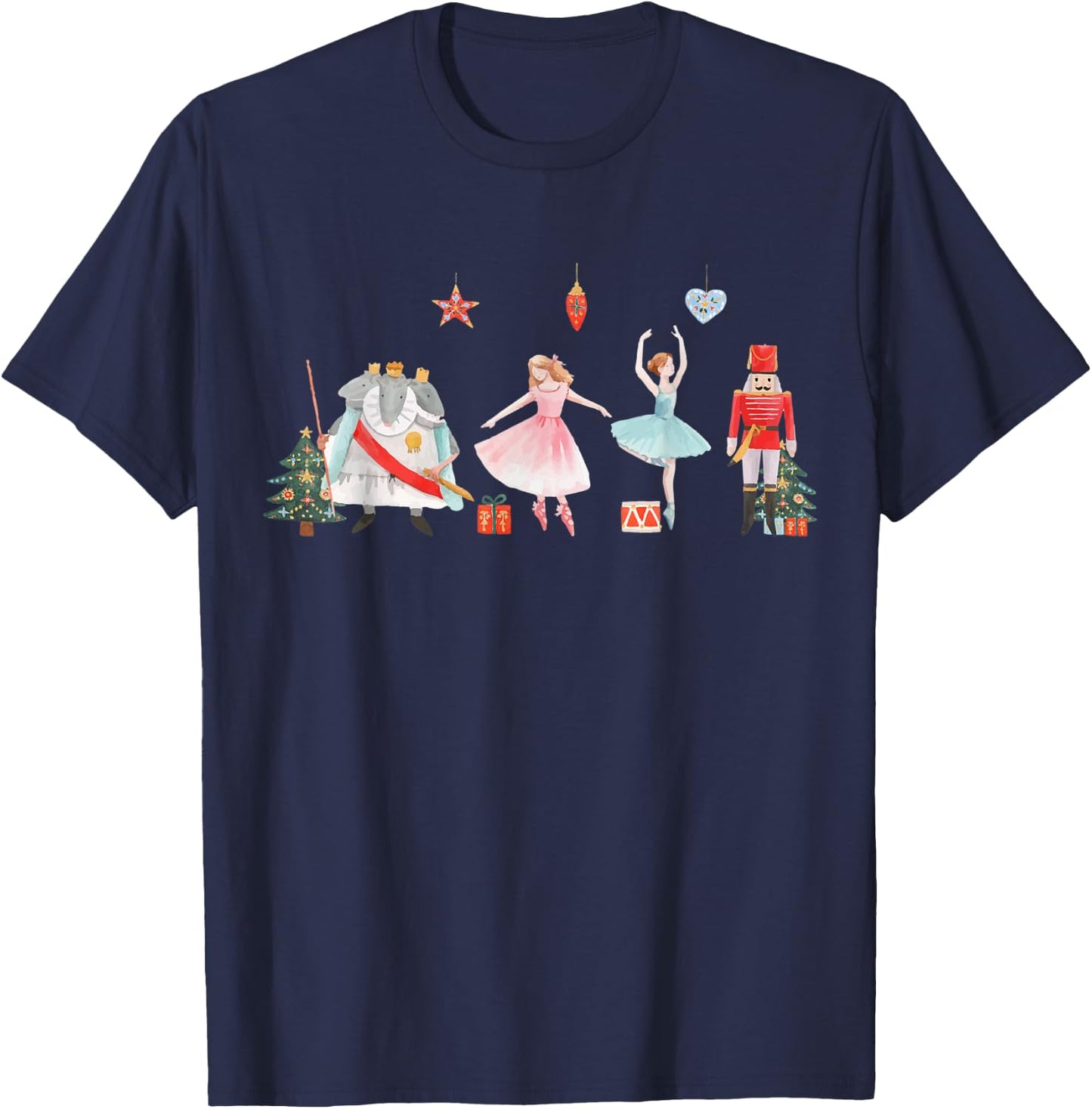 Christmas Nutcracker Rat/Mouse King Princess Matching Family T-Shirt - T-Shirt | Navy
