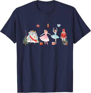 Christmas Nutcracker Rat/Mouse King Princess Matching Family T-Shirt - T-Shirt | Navy