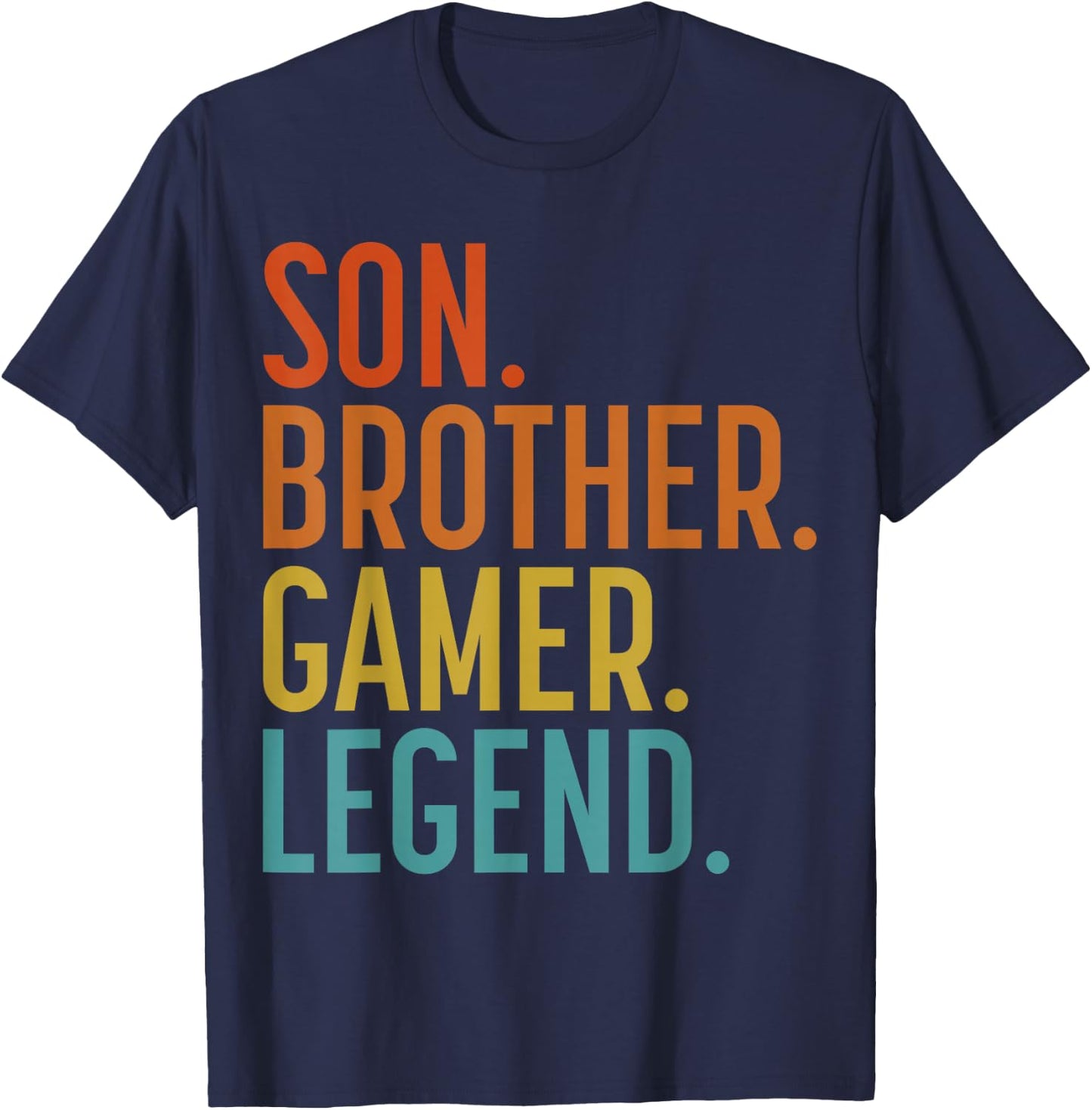 Gaming Gifts For Teenage Boys 8-16 Year Old Gamer Boys Men T-Shirt - T-Shirt | Navy