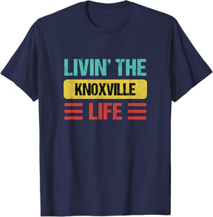 Knoxville Tennessee Shirts & Gifts Knoxville - -Adults, -Kids - Black - Small - Short Sleeve - Cotton, Cotton Blend - Modern Lightweight - - Straight - Imported T-Shirt - T-Shirt | Navy