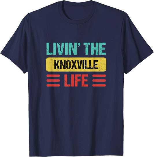 Knoxville Tennessee Shirts & Gifts Knoxville - -Adults, -Kids - Black - Small - Short Sleeve - Cotton, Cotton Blend - Modern Lightweight - - Straight - Imported T-Shirt - T-Shirt | Navy
