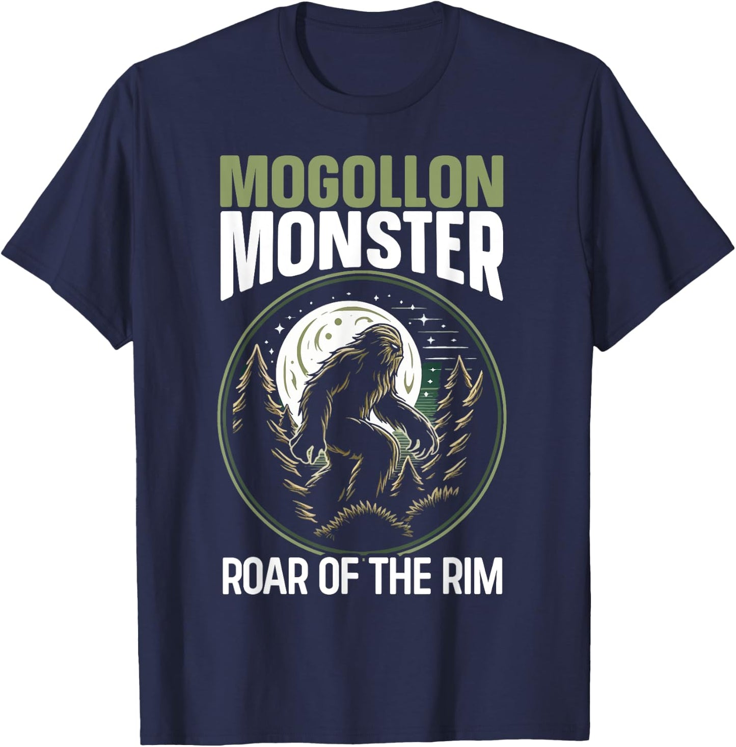 Mogollon Monster Legendary Creature Cryptozoology Cryptid T-Shirt - T-Shirt | Navy