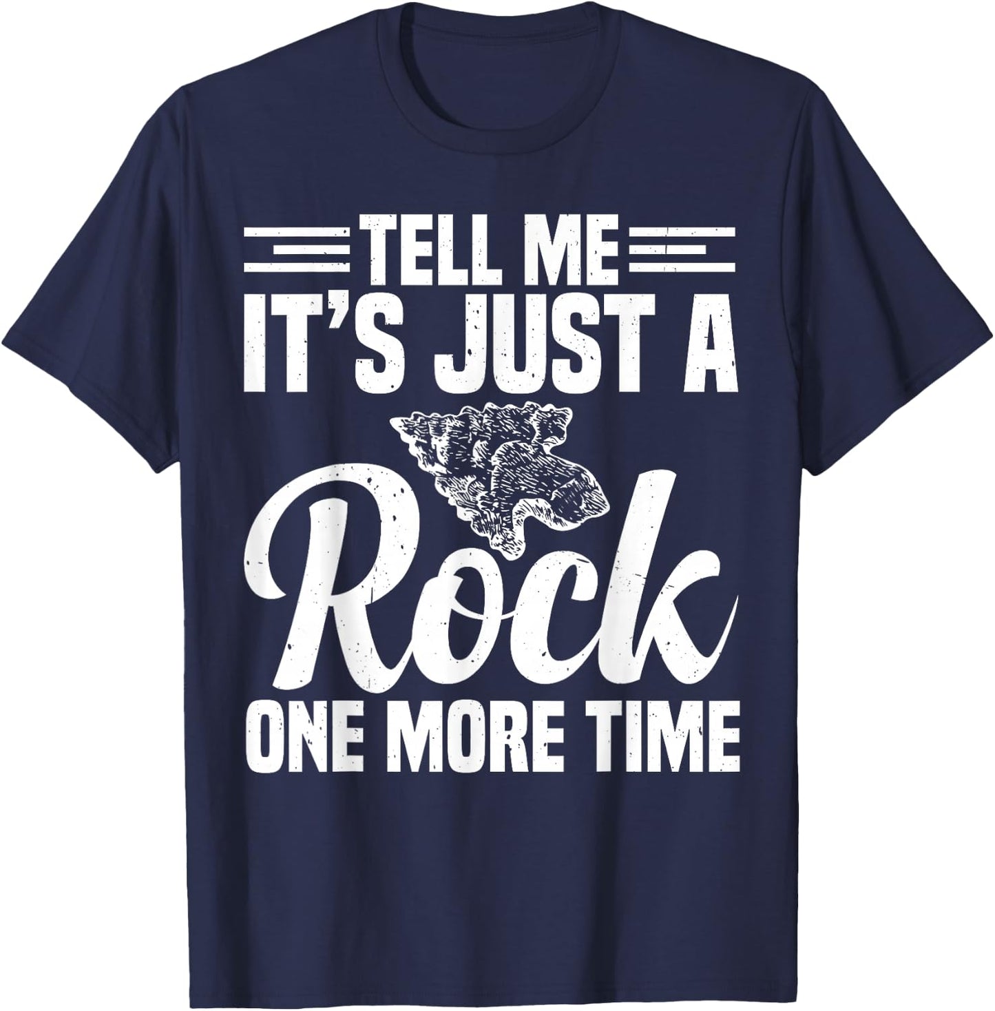 Arrowhead Display Case Arrowhead Collector Indian Arrowheads T-Shirt - T-Shirt | Navy