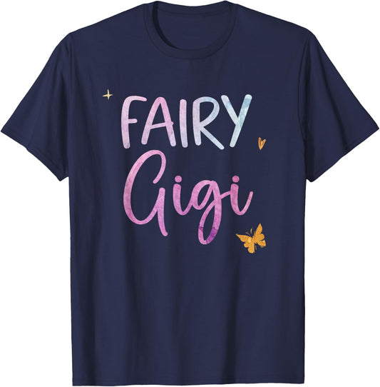 Fairy Gigi Magical Cute Birthday T-Shirt - T-Shirt | Navy