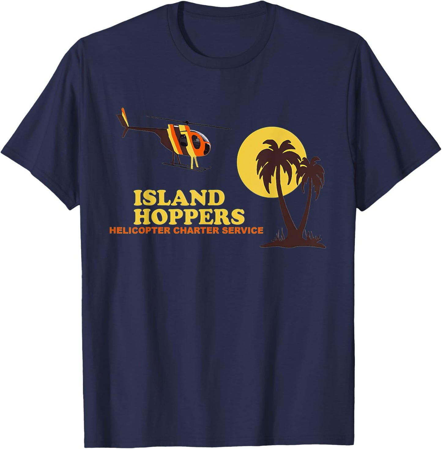 Island Vintage 80s Hoppers T-Shirt - T-Shirt | Navy