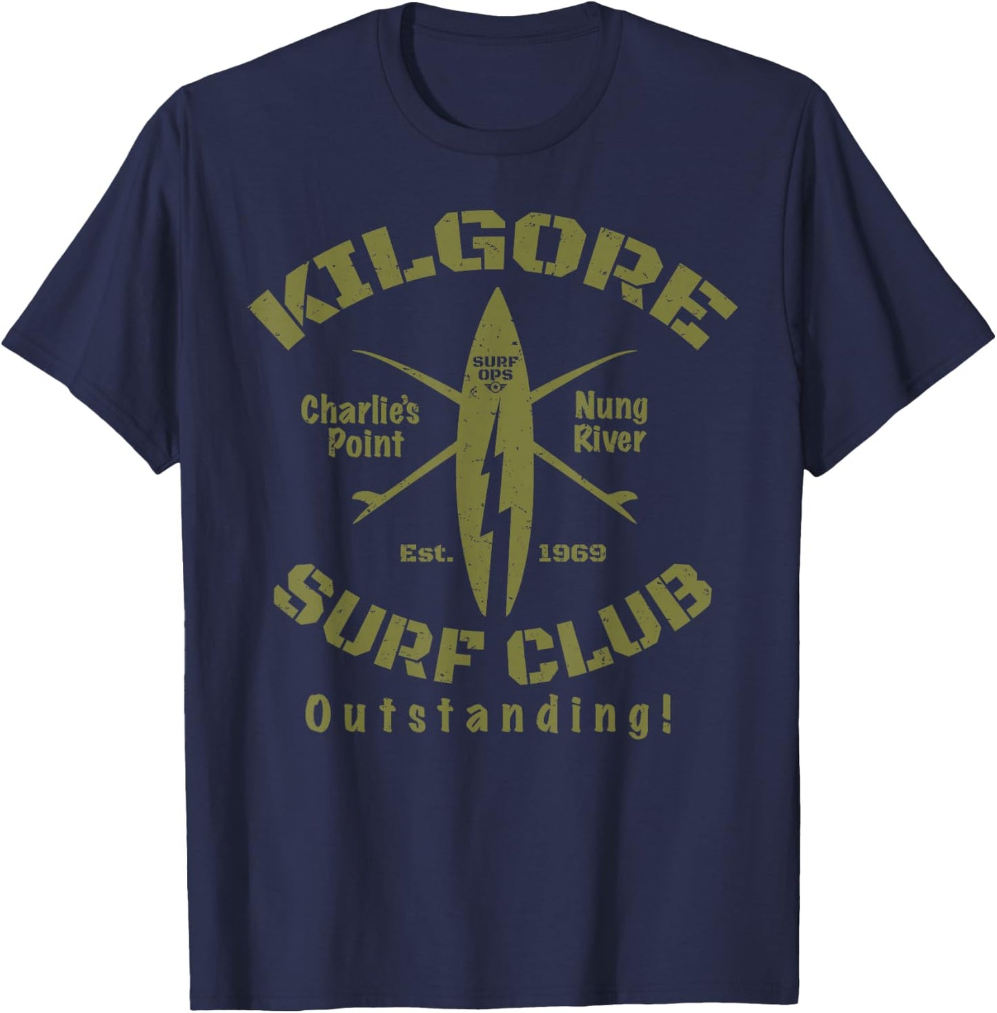 Surf Ops Kilgore Surf Club OUTSTANDING T-Shirt - T-Shirt | Navy