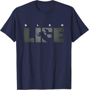 Sled Life Snowmobile T-Shirt - T-Shirt | Navy