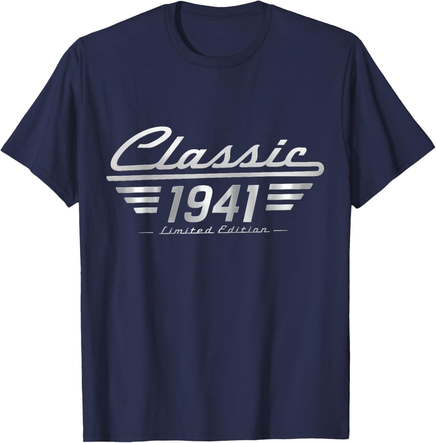 Classic 1941 Limited Edition Vintage Car Birthday T-Shirt - T-Shirt | Navy