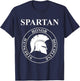 Spartan Warrior Virtues of Sparta T-Shirt - T-Shirt | Navy