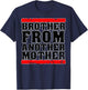 Brother from Another Mother Friendship Quotes Distressed T-Shirt - T-Shirt | Navy