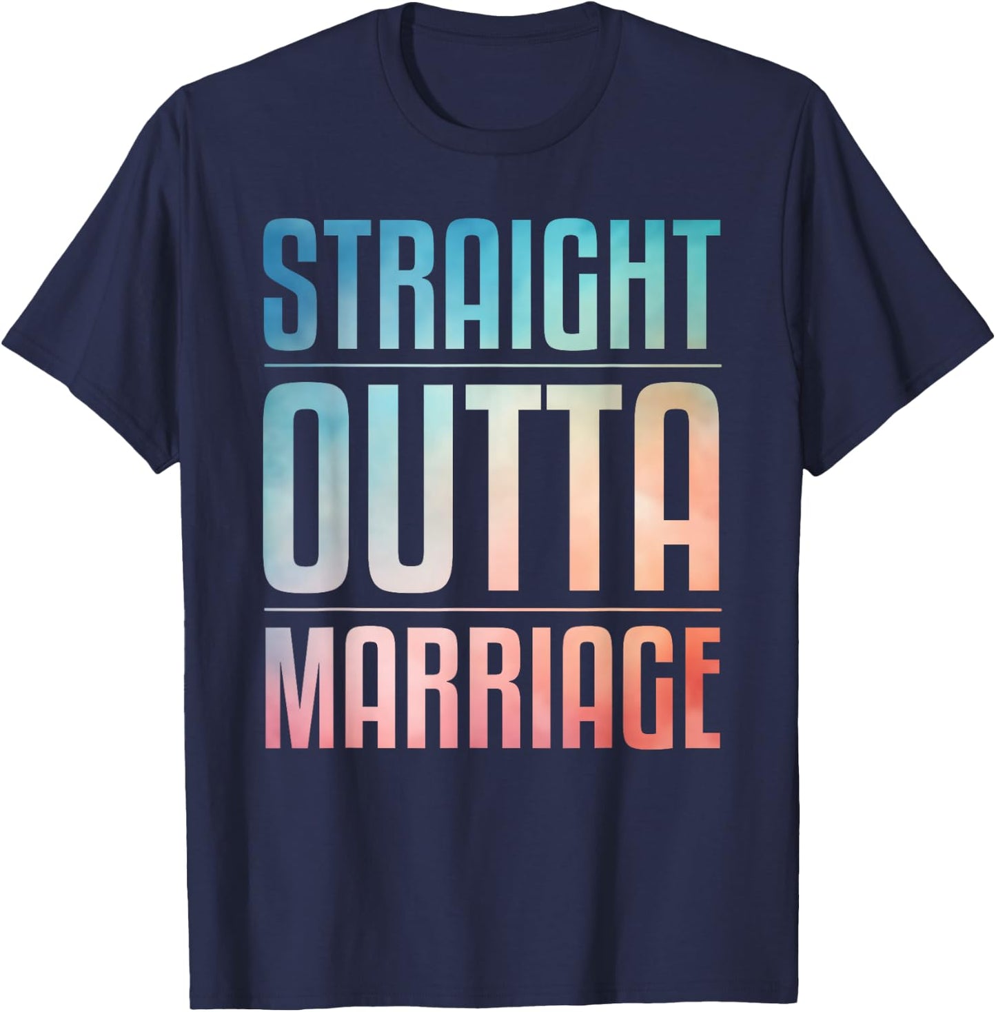 Cool Divorce Art Women Wedding Marriage Divorced T-Shirt - T-Shirt | Navy