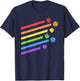 Minimalist Polyhedral Dice Set Colors D20 Collector T-Shirt - T-Shirt | Navy