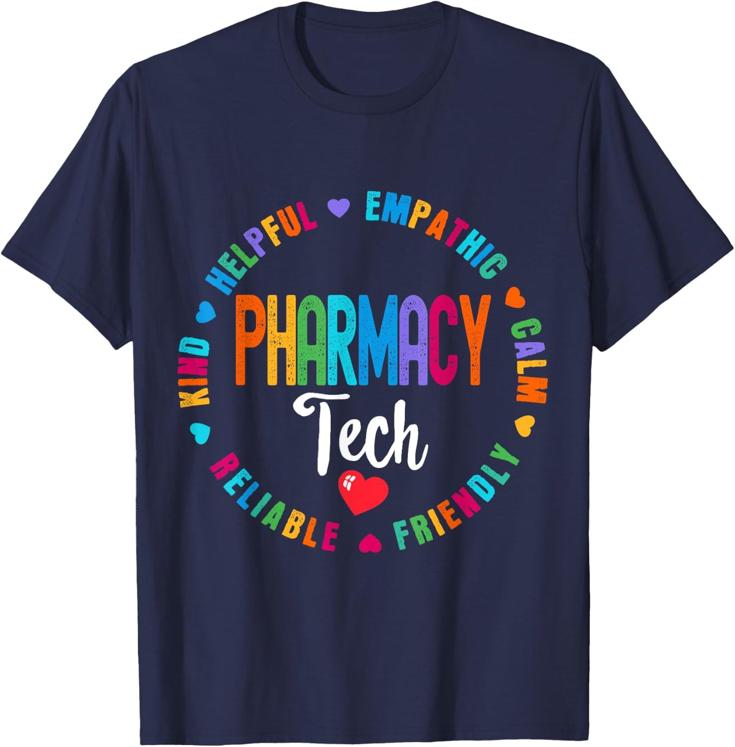 Pharmacy Tech Squad Life Pharmacist Tech Appreciation Week T-Shirt - T-Shirt | Navy