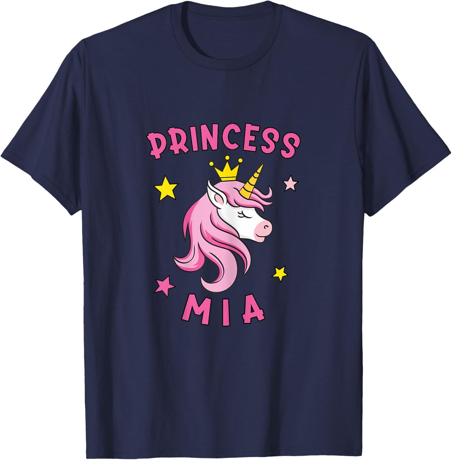 Princess Mia T-Shirt - T-Shirt | Navy