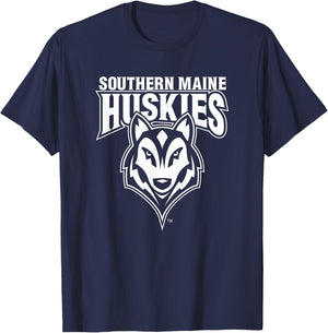 University of Southern Maine USM Huskies T-Shirt - T-Shirt | Navy