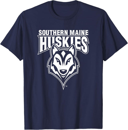 University of Southern Maine USM Huskies T-Shirt - T-Shirt | Navy