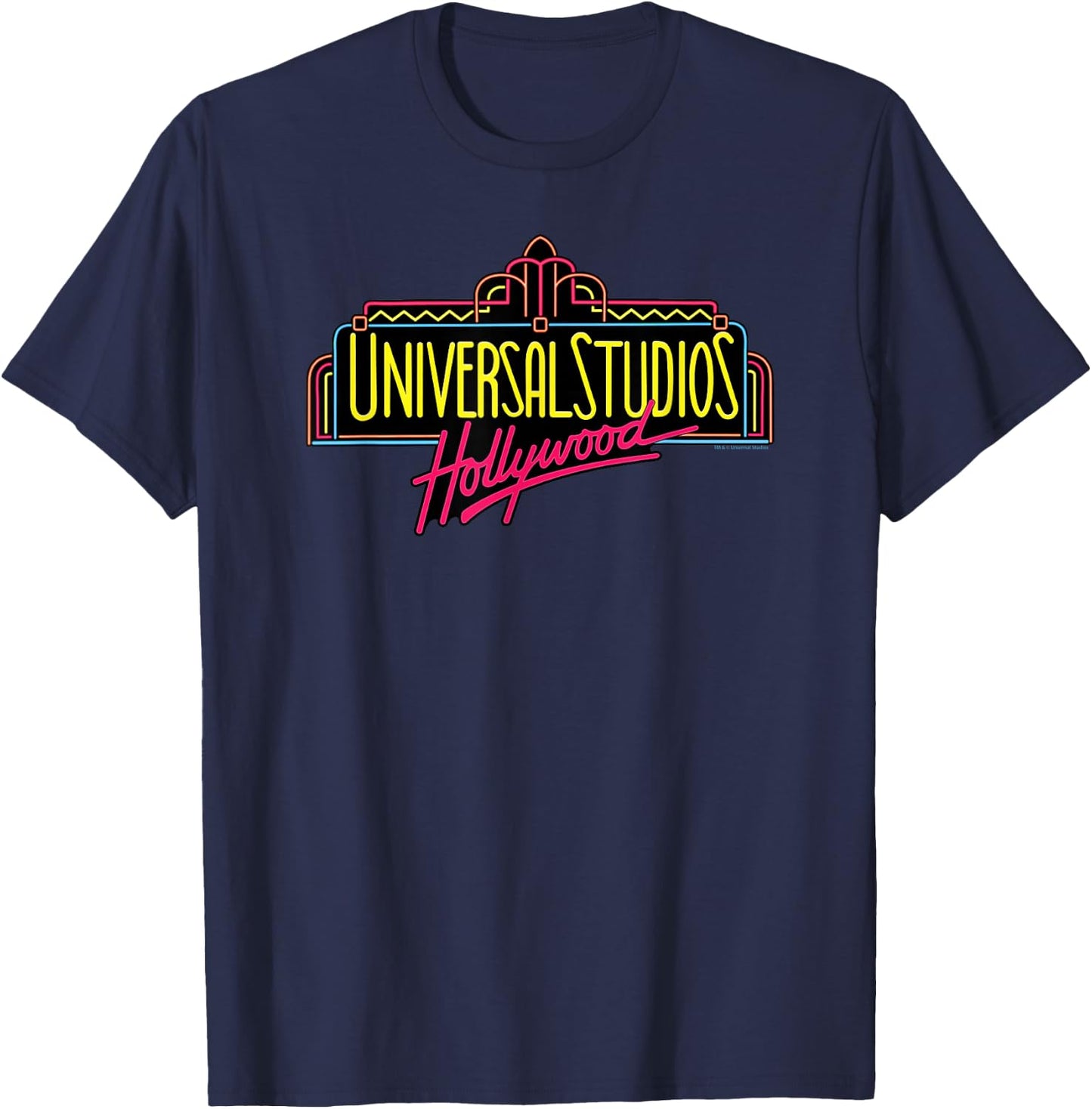 Universal Studios Hollywood Marquee T-Shirt - T-Shirt | Navy