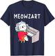 Meowzart - Piano Player Pianist Classical Music Lover T-Shirt - T-Shirt | Navy