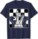 Chess Board T-Shirt - T-Shirt | Navy