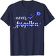 Thin Blue Line Flag Law Enforcement Officer Never forgotten T-Shirt - T-Shirt | Navy