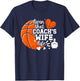 Basketball Coach's Wife Life Basketball Coach Wife T-Shirt - T-Shirt | Navy