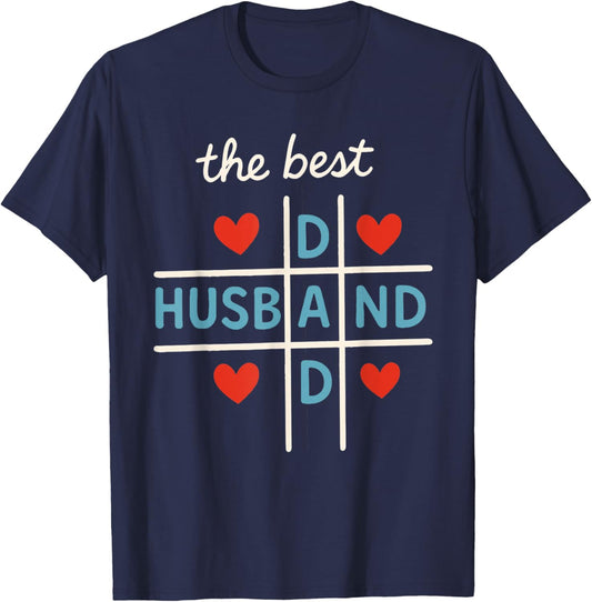 Best Husband Dad Ever Father's Day Family T-Shirt - T-Shirt | Navy