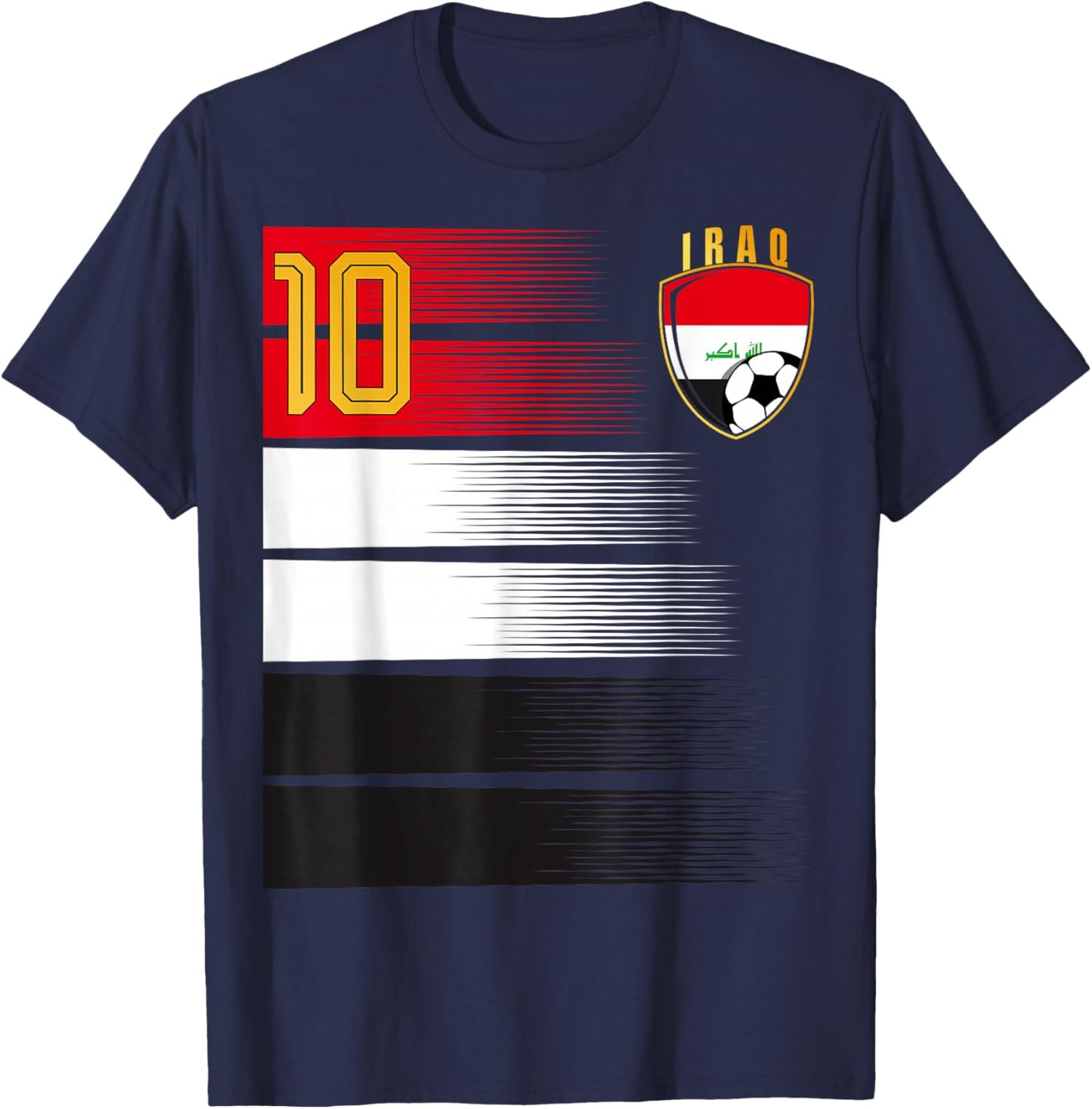 Iraq Flag Iraqi Pride Lovers T-Shirt - T-Shirt | Navy