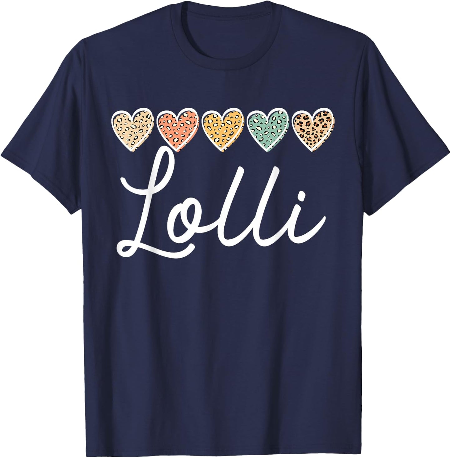 Lolli for Grandma Grandmother Announcement T-Shirt - T-Shirt | Navy